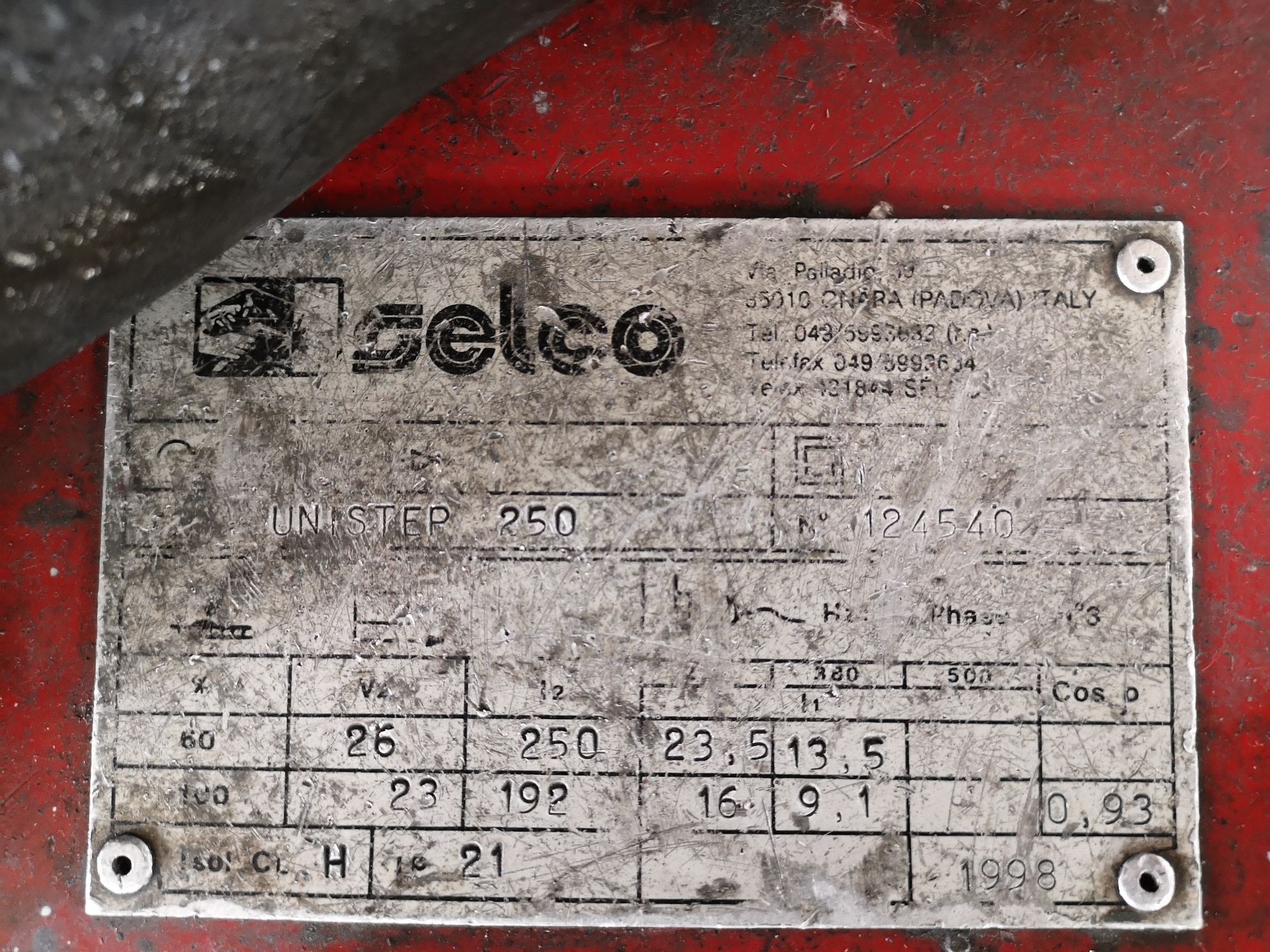 SELCO UNISTEP 250 + WF200 - SCHEDA276 - Usato