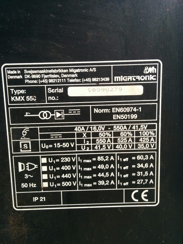 MIGATRONIC KMX 550 - SCHEDA221 - Usato