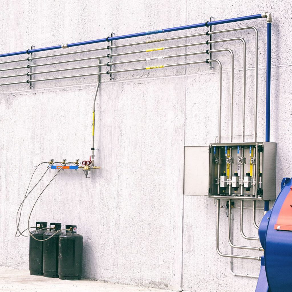 Impianto gas industriale - VRS Tech