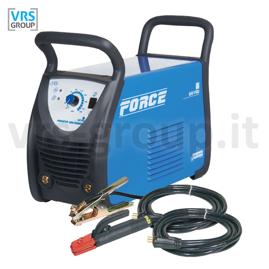 SAF-FRO Presto 185 Force saldatrice elettrodo MMA con kit cavi