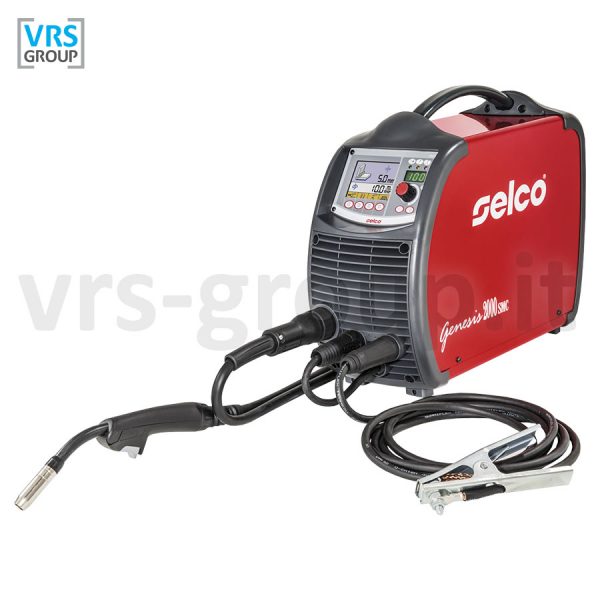 SELCO Genesis 2000 SMC saldatrice multiprocesso completa di cavo massa e torcia MIG