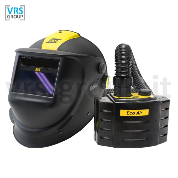 ESAB G50 Air maschera autoscurante ventilata per saldatura con unità filtrante Eco Air