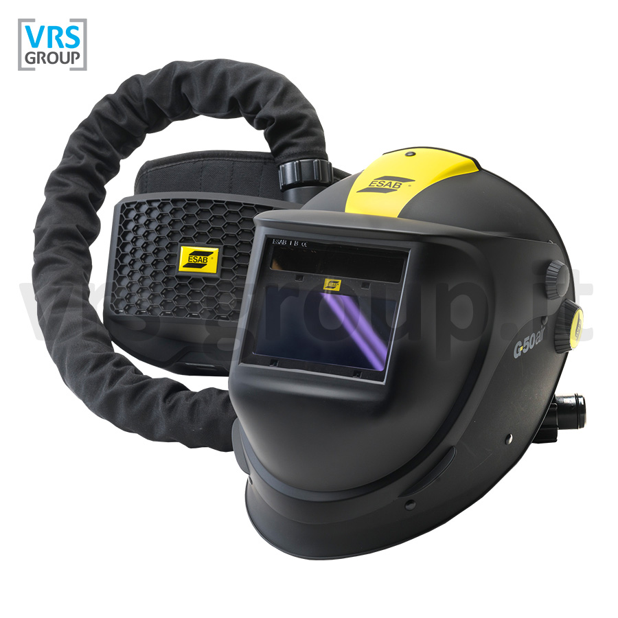 ESAB G50 Air maschera autoscurante ventilata per saldatura con unità filtrante PAPR
