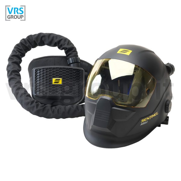ESAB Sentinel A50 Air maschera autoscurante ventilata per saldatura con unità filtrante PAPR
