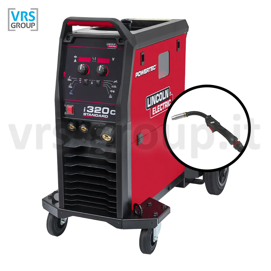 LINCOLN ELECTRIC Powertec i320C Standard Pack saldatrice MIG/MAG