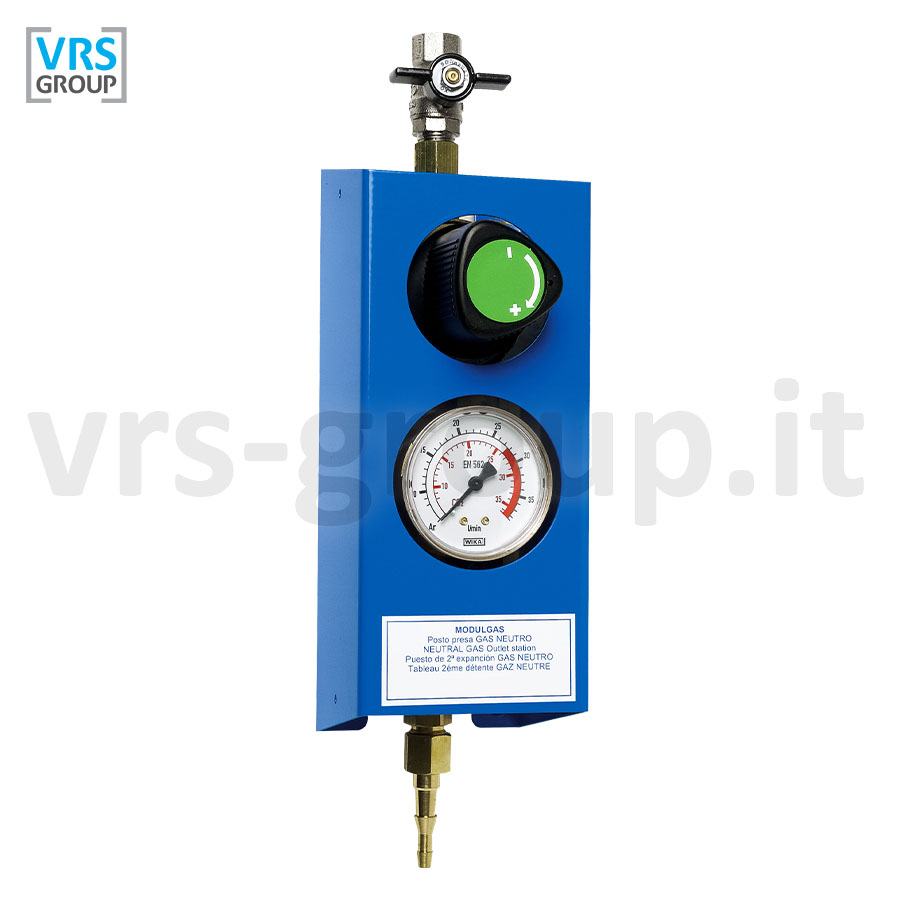 SAF-FRO - Posto presa MODULGAS gas neutro manoflussometro
