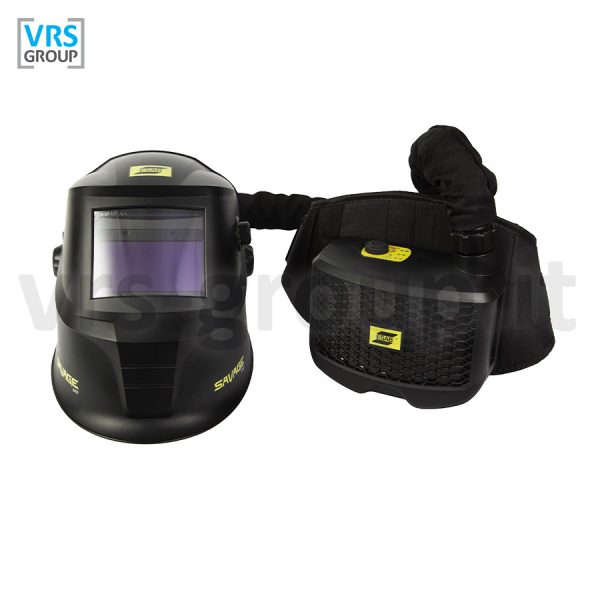 ESAB Savage A40 air maschera elettronica ventilata per saldatura con unità filtrante PAPR