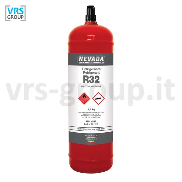 NEVADA Bombola gas refrigerante R32 - 1,8 Kg