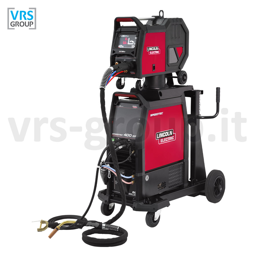 LINCOLN ELECTRIC Speedtec 400SP + LF56D - Saldatrice filo MIG
