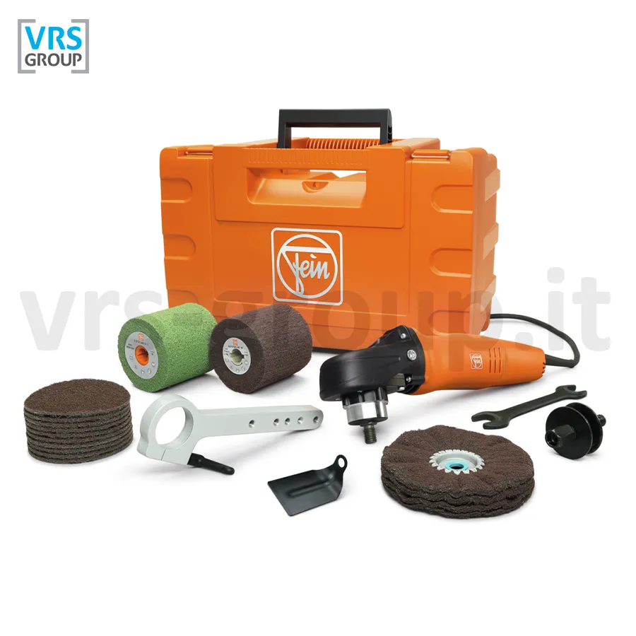 FEIN Set satinatrice per inox WPO 14-25 E Ø230 1200W