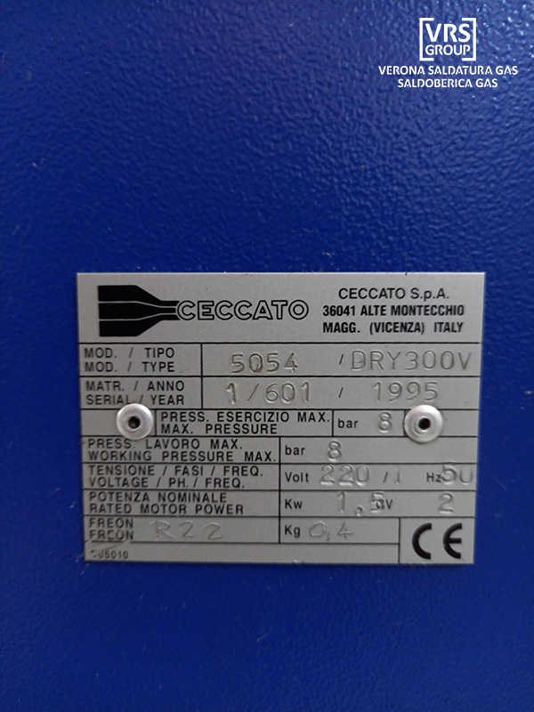 SCHEDA410 - CECCATO FONOLIFE DRY 300V Compressore revisionato