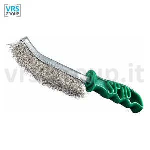 SIT Spazzola a mano SPID impugnatura verde per acciaio inox